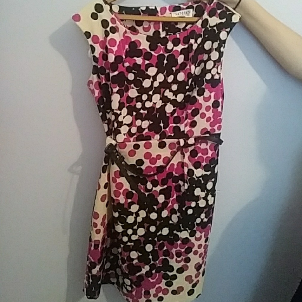 Formal polka dot dress